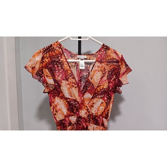 Size 6 Kate Lily Spring Summer Dress Stretch Waistband Long - Picture 4 of 7